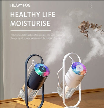 Magic Shadow USB Humidifier – Ultrasonic Air Mist with Night Light
