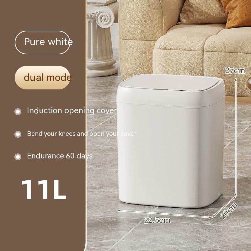 Smart Trash Can with Lid – Automatic Sensor Dustbin for Home & Car