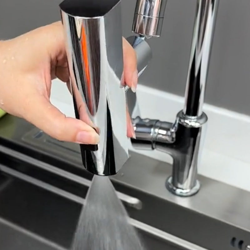 Universal Kitchen Faucet Nozzle – Splash-Proof Rotating Water Bubbler
