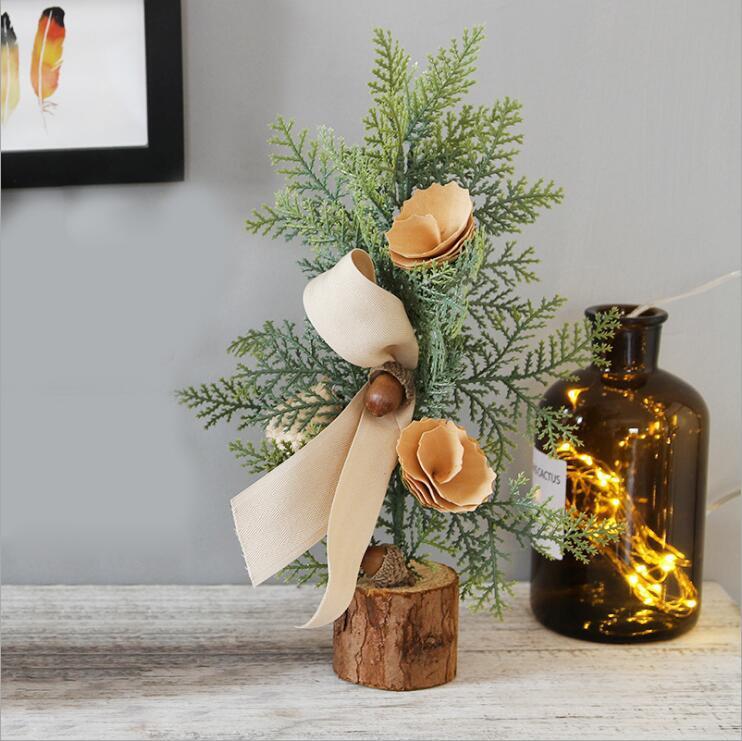Artificial Christmas Tree Decor – Jute Red Fruit Pine Cone Ornament