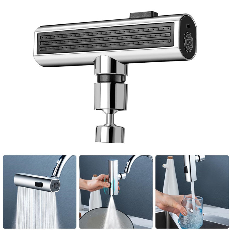 Universal Kitchen Faucet Nozzle – Splash-Proof Rotating Water Bubbler