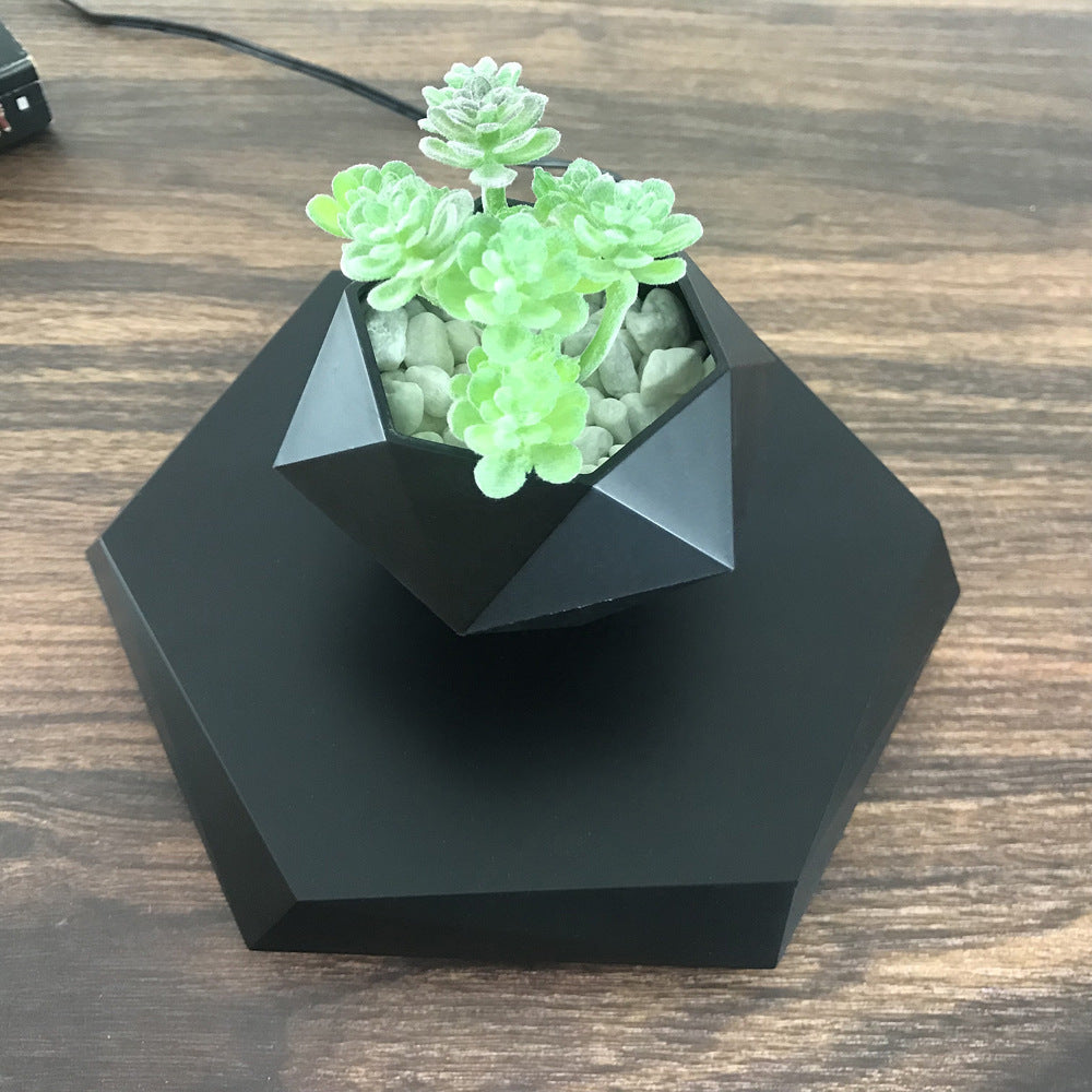 Floating Magnetic Levitating Flower Pot – Creative Home Desk Decor
