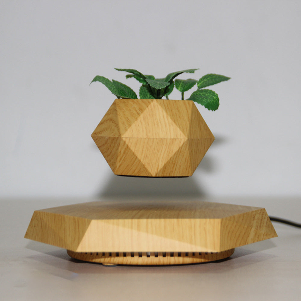 Floating Magnetic Levitating Flower Pot – Creative Home Desk Decor