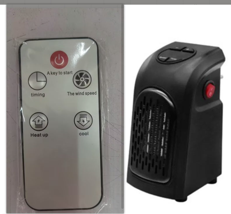 Mini Electric Heater Fan – Portable Ceramic Warmer for Home & Office