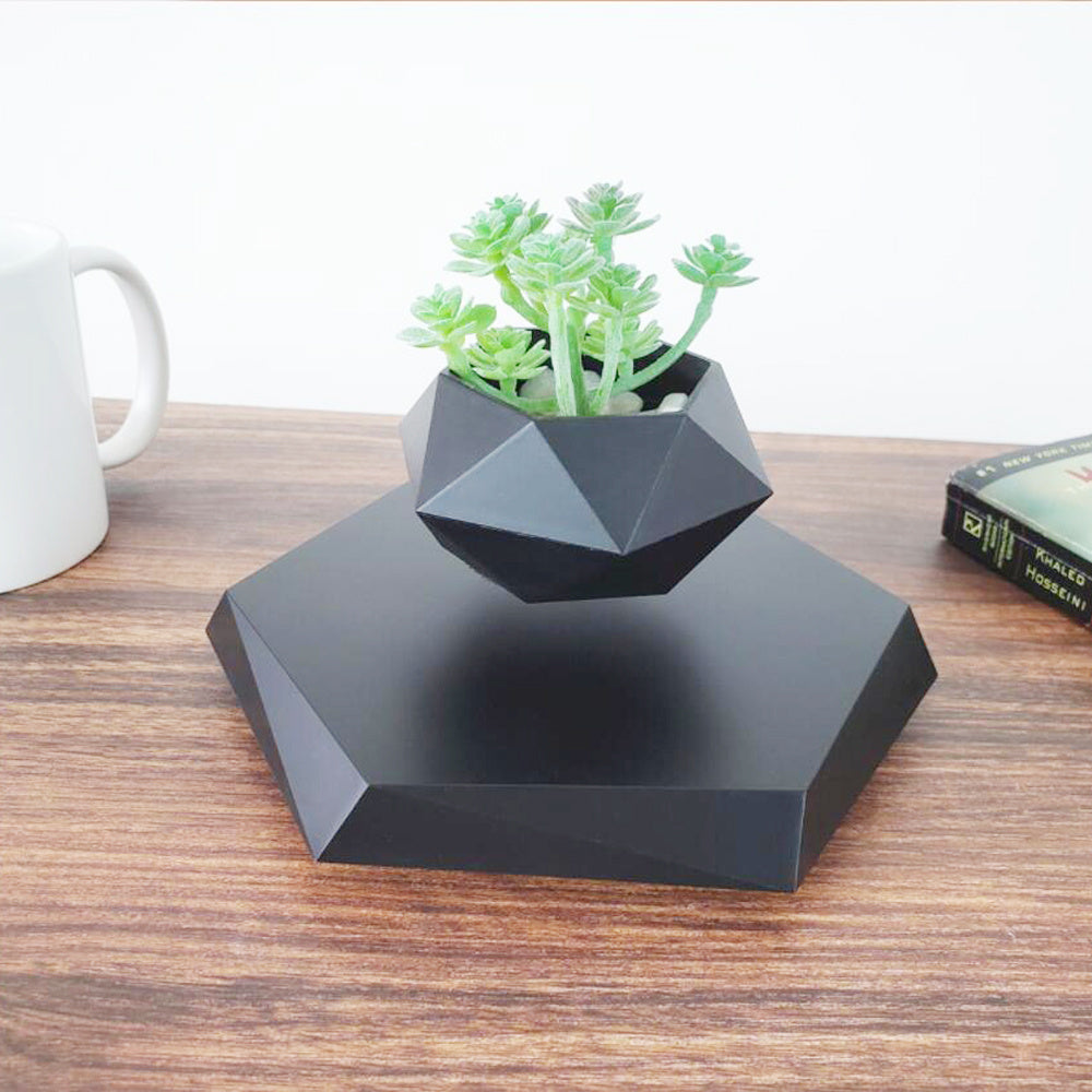Floating Magnetic Levitating Flower Pot – Creative Home Desk Decor