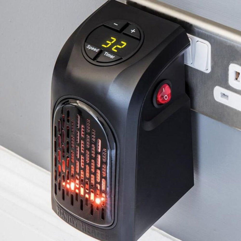 Mini Electric Heater Fan – Portable Ceramic Warmer for Home & Office