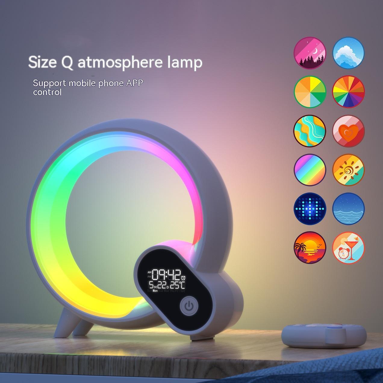 Q Light Alarm Clock – Sunrise Simulation with Bluetooth & LED